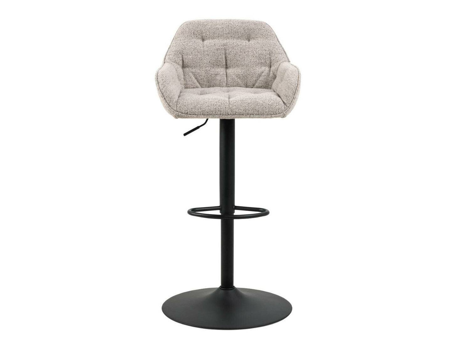 Counter stool Norsica 650 (Black + Beige)