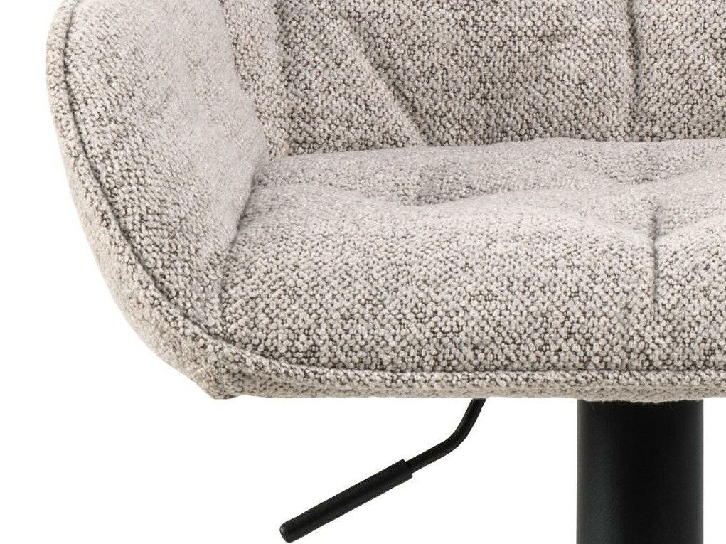 Counter stool Norsica 650 (Black + Beige)