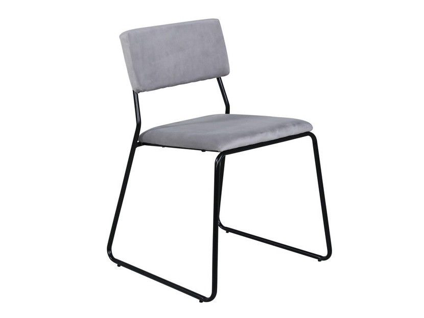 Dining set Dallas 2566 (Light grey + Black)