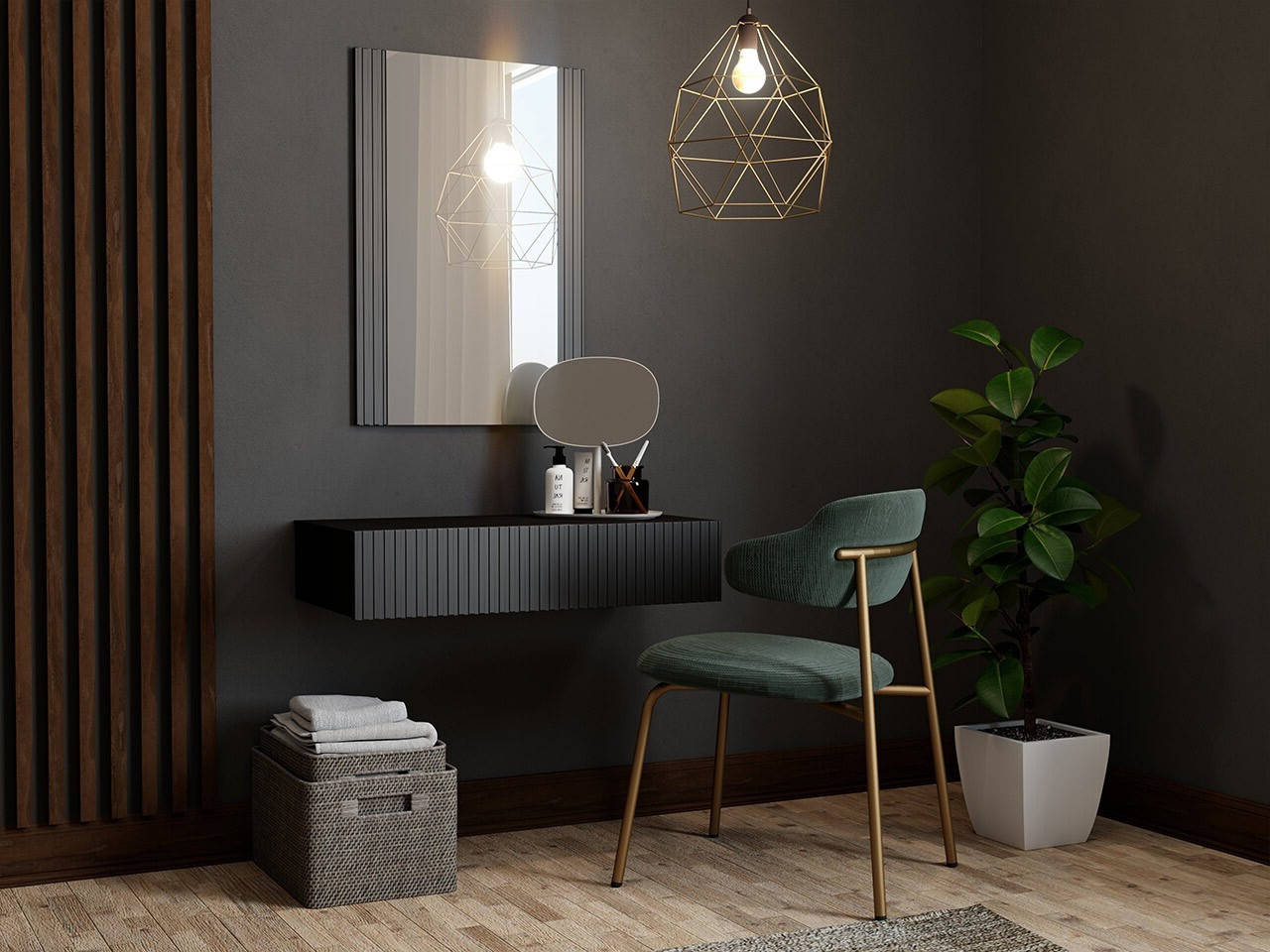 Dressing table Dicto (Black)