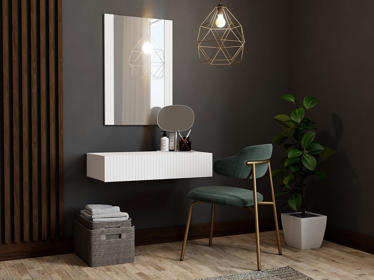 Dressing table Dicto (White)