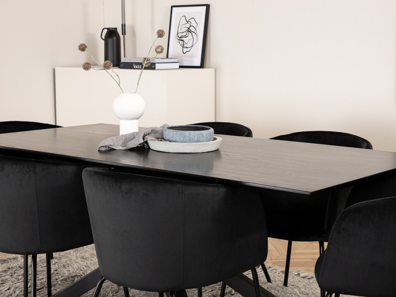 Dining set Dallas 2691 (Black)