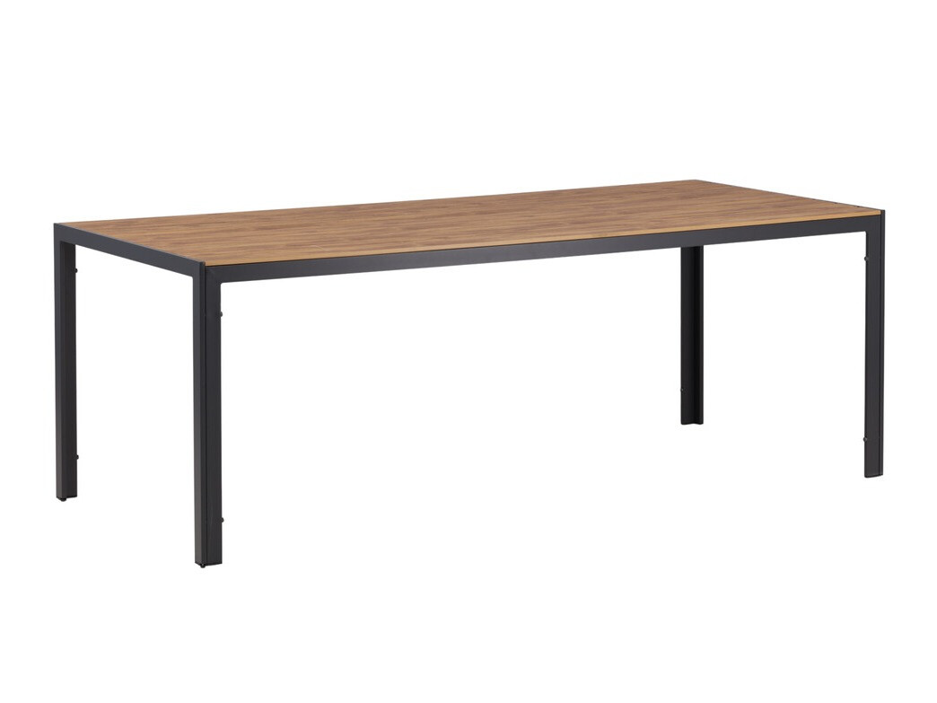 Outdoor table Dallas 3890 (Black + Brown)