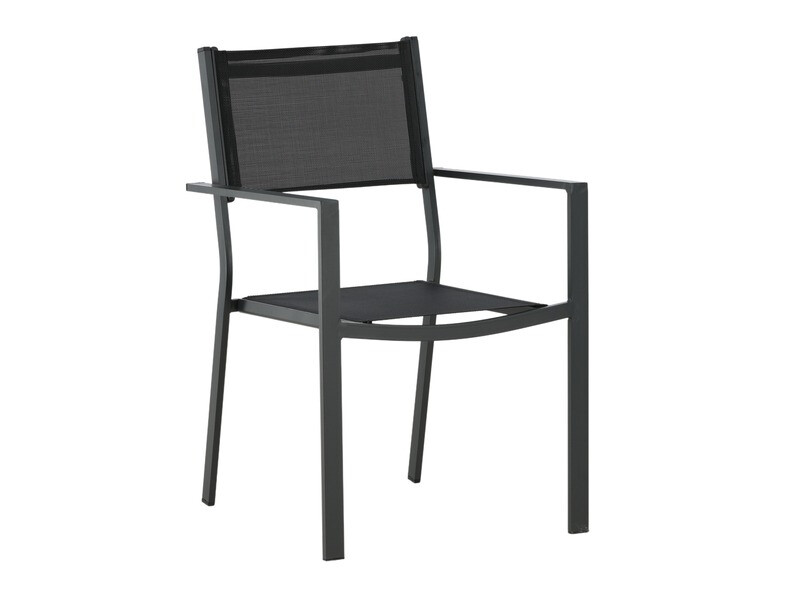 Table and chairs set Dallas 3641 (Black)