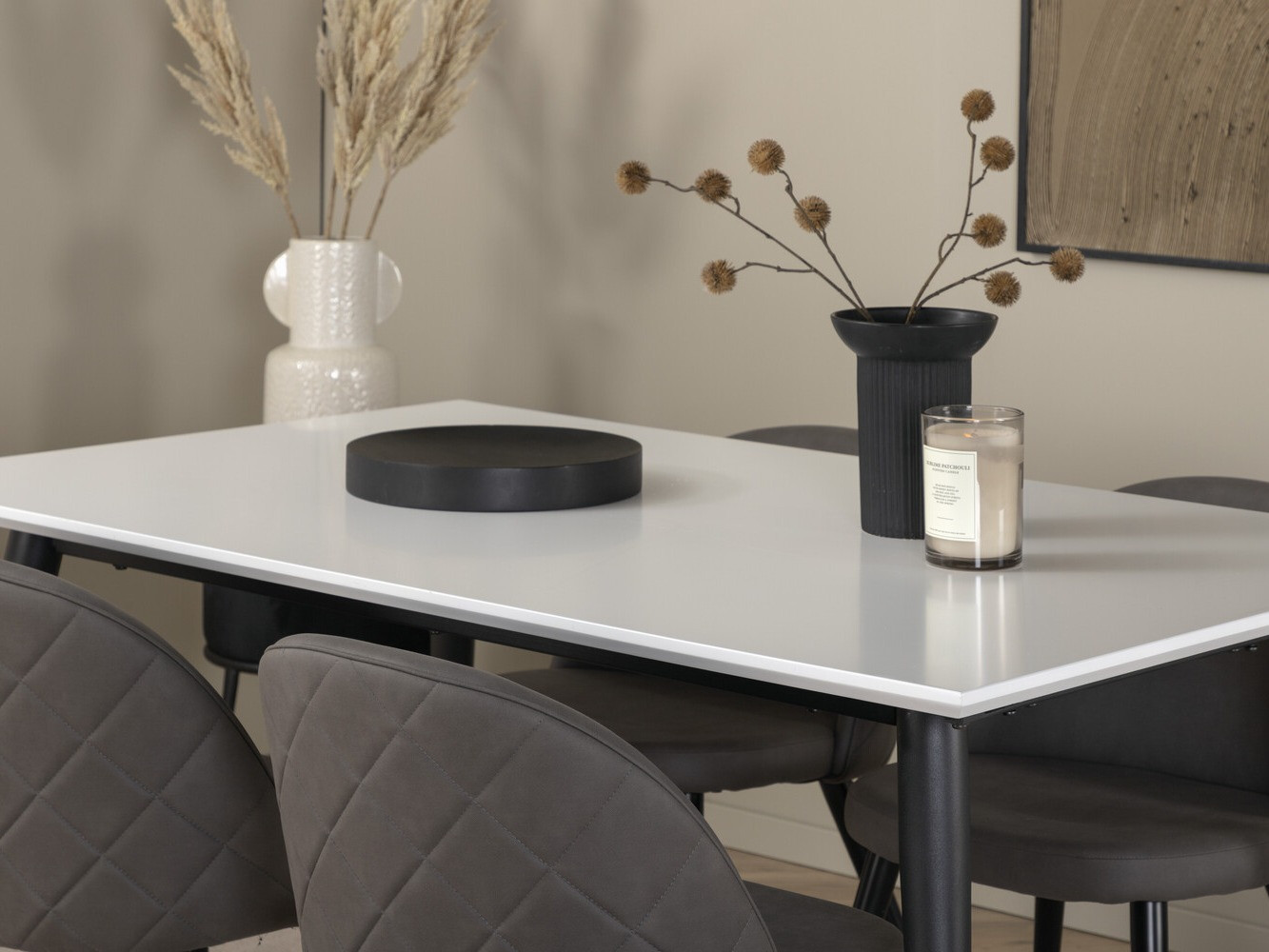 Dining set Dallas 2738 (Grey + Black)