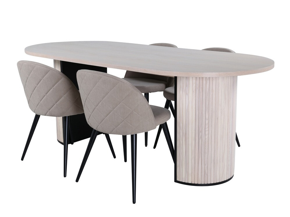 Dining set Dallas 2765 (Beige + Black)