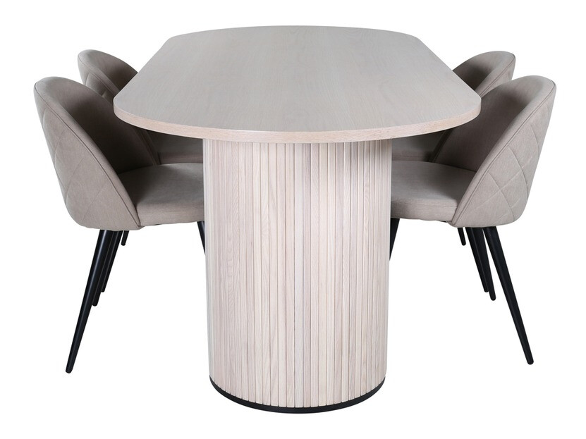 Dining set Dallas 2765 (Beige + Black)