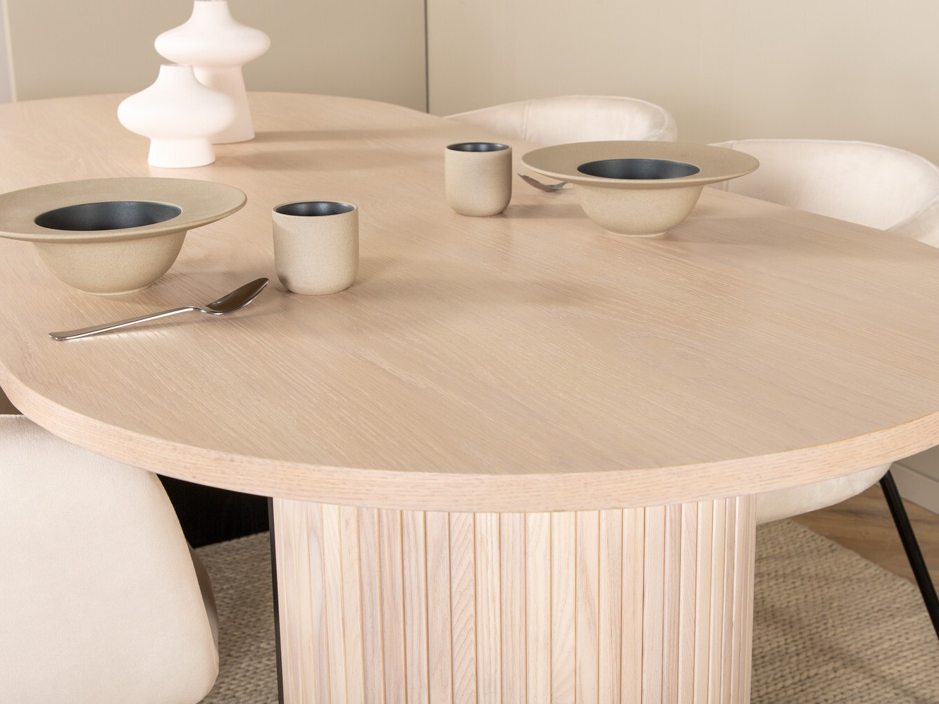 Dining set Dallas 2767 (Cream + Black)