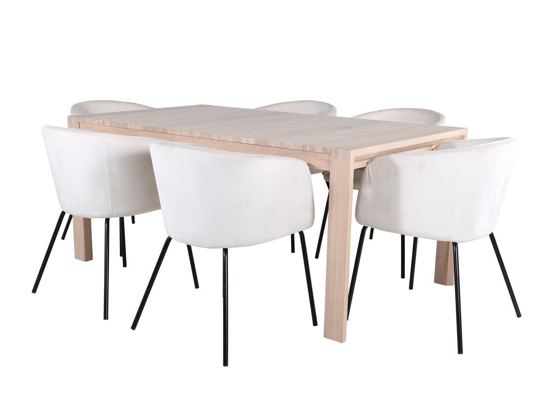Dining set Dallas 2955 (Beige + Black)