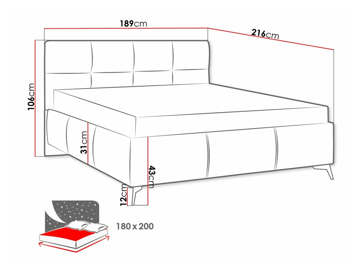 Bed ComfiDream Sorona (Fresh 11)