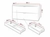 Wall-mounted bathroom cabinet for washbasin Fenenou 101 (White)