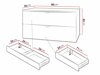 Wall-mounted bathroom cabinet for washbasin Fenenou 101 (White)