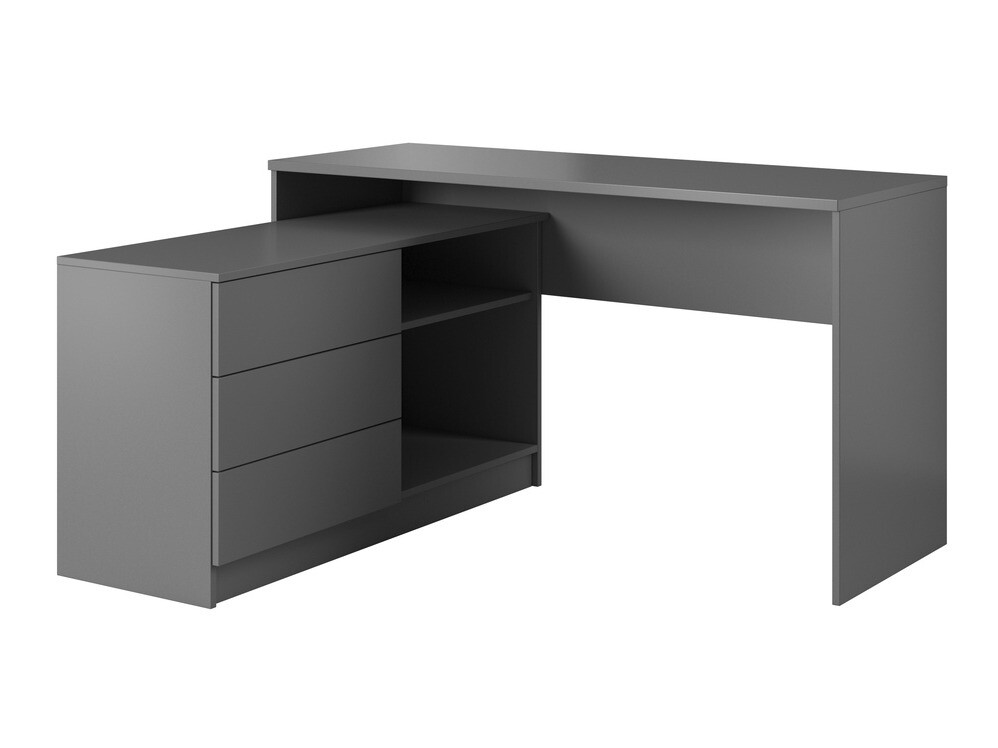 Corner desk Kingston 130 (Graphite)