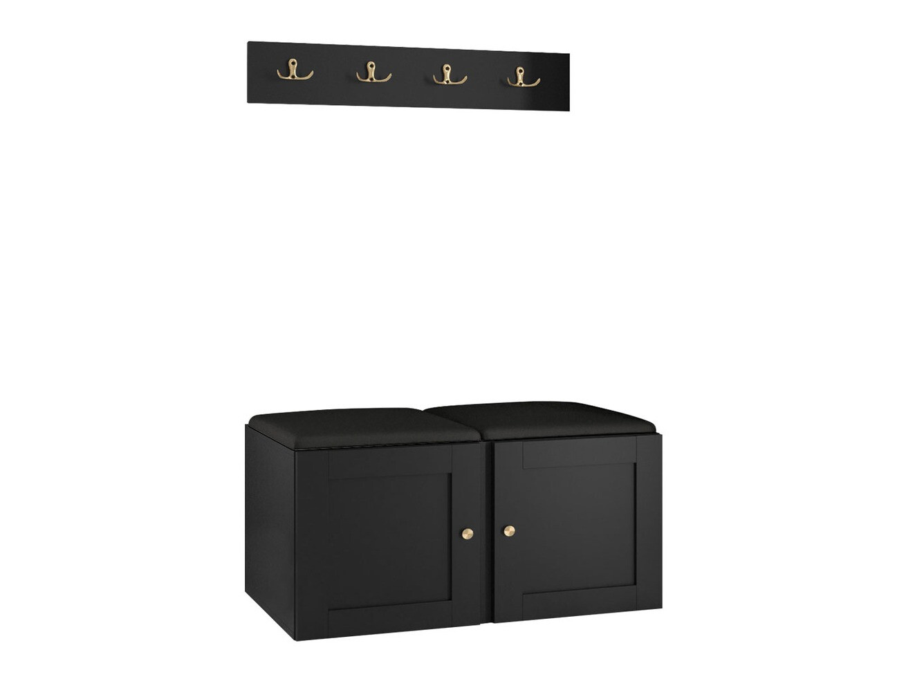Hallway set Hartford 376 (Eco-leather Soft 011)