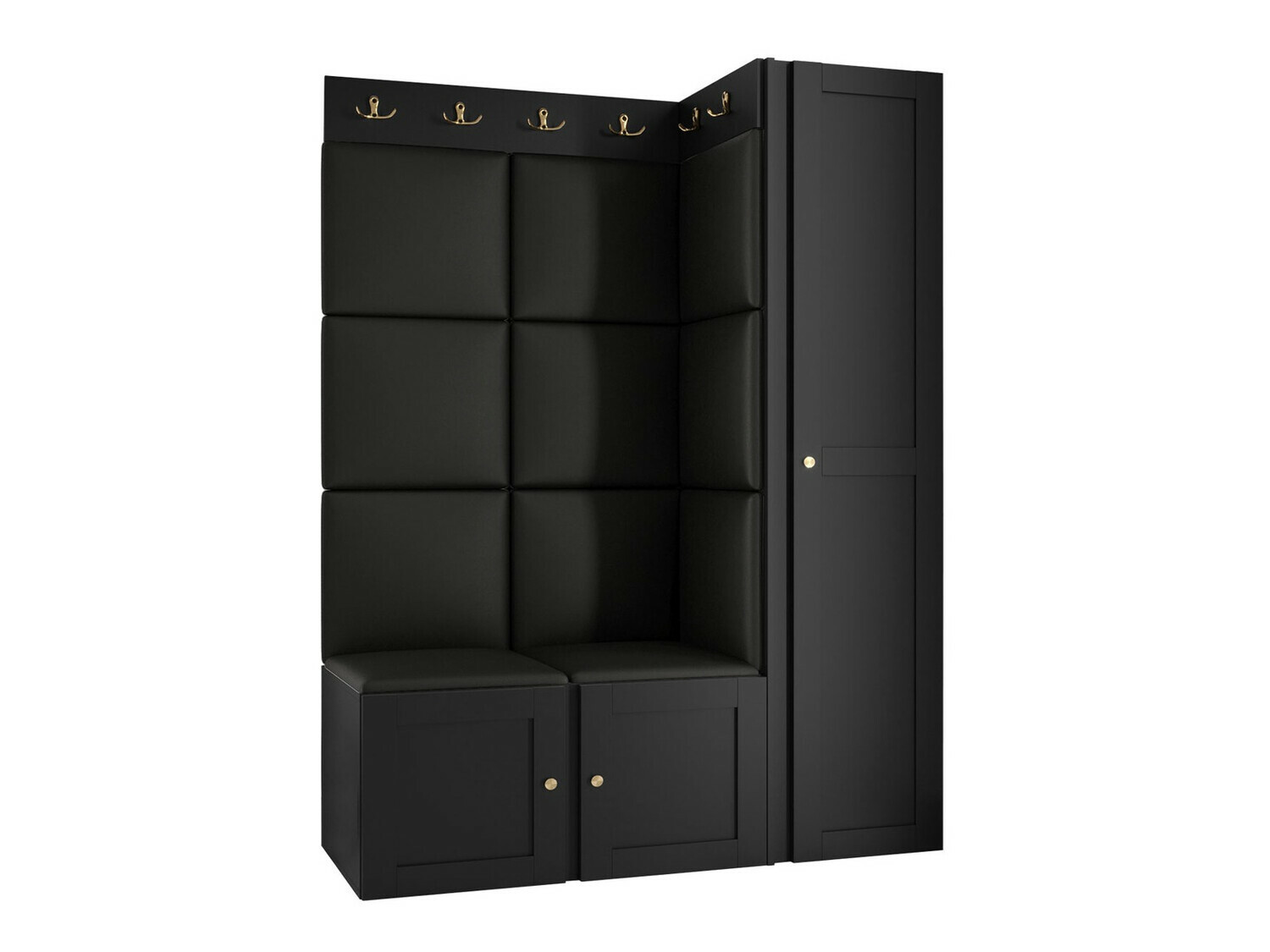 Hallway set Hartford 377 (Eco-leather Soft 011)
