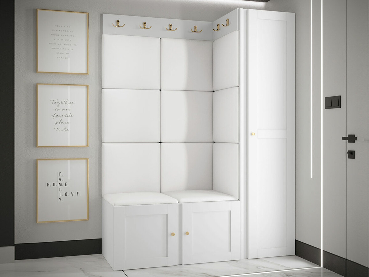 Hallway set Hartford 377 (Eco-leather Soft 017)