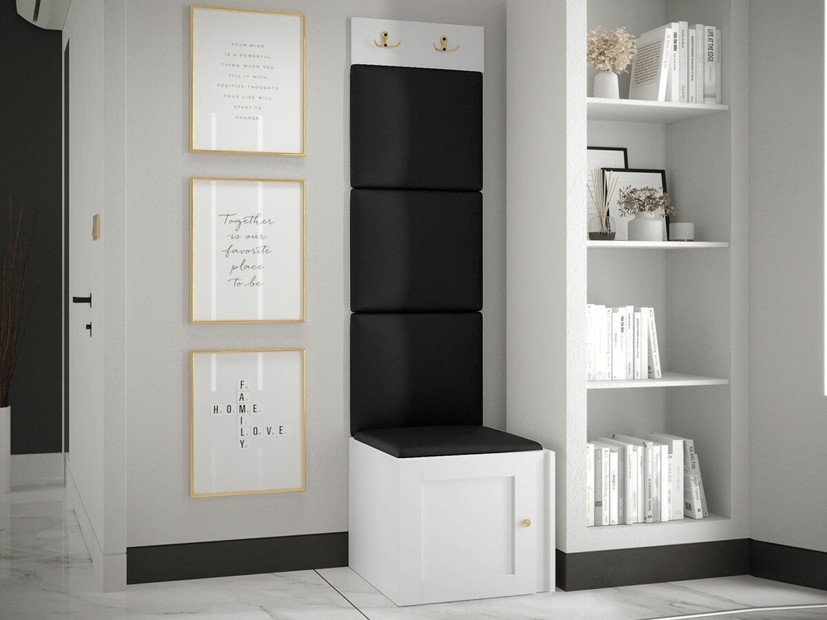 Hallway set Hartford 378 (Faux leather Soft 011)