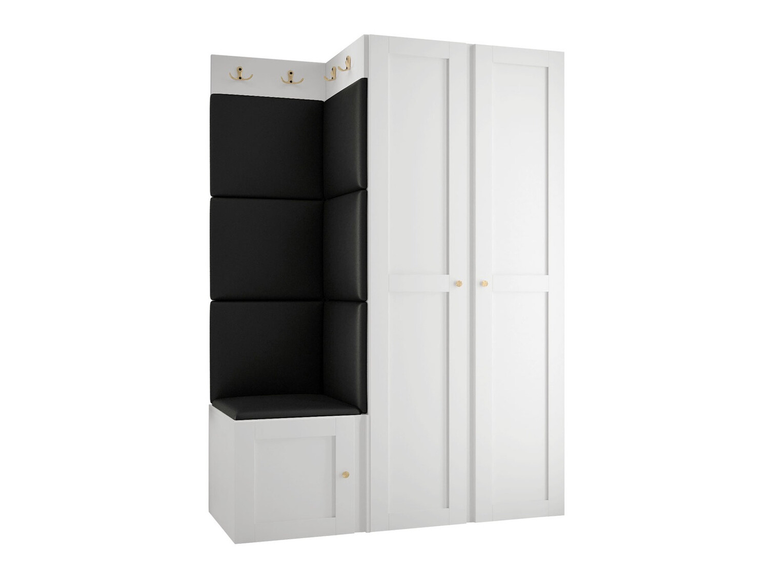 Hallway set Hartford 379 (Eco-leather Soft 011)