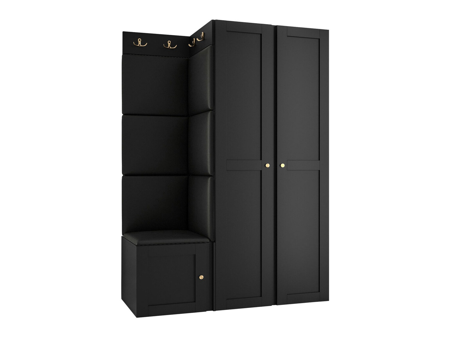Hallway set Hartford 379 (Eco-leather Soft 011)
