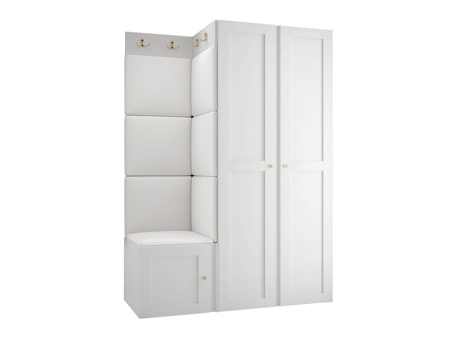 Hallway set Hartford 379 (Eco-leather Soft 017)