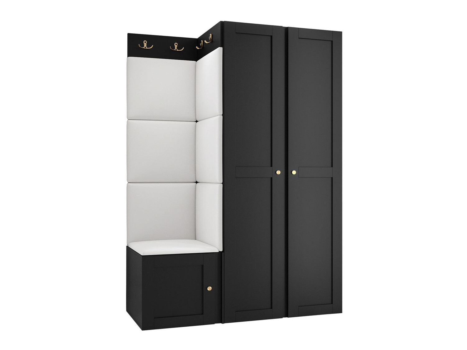 Hallway set Hartford 379 (Eco-leather Soft 017)