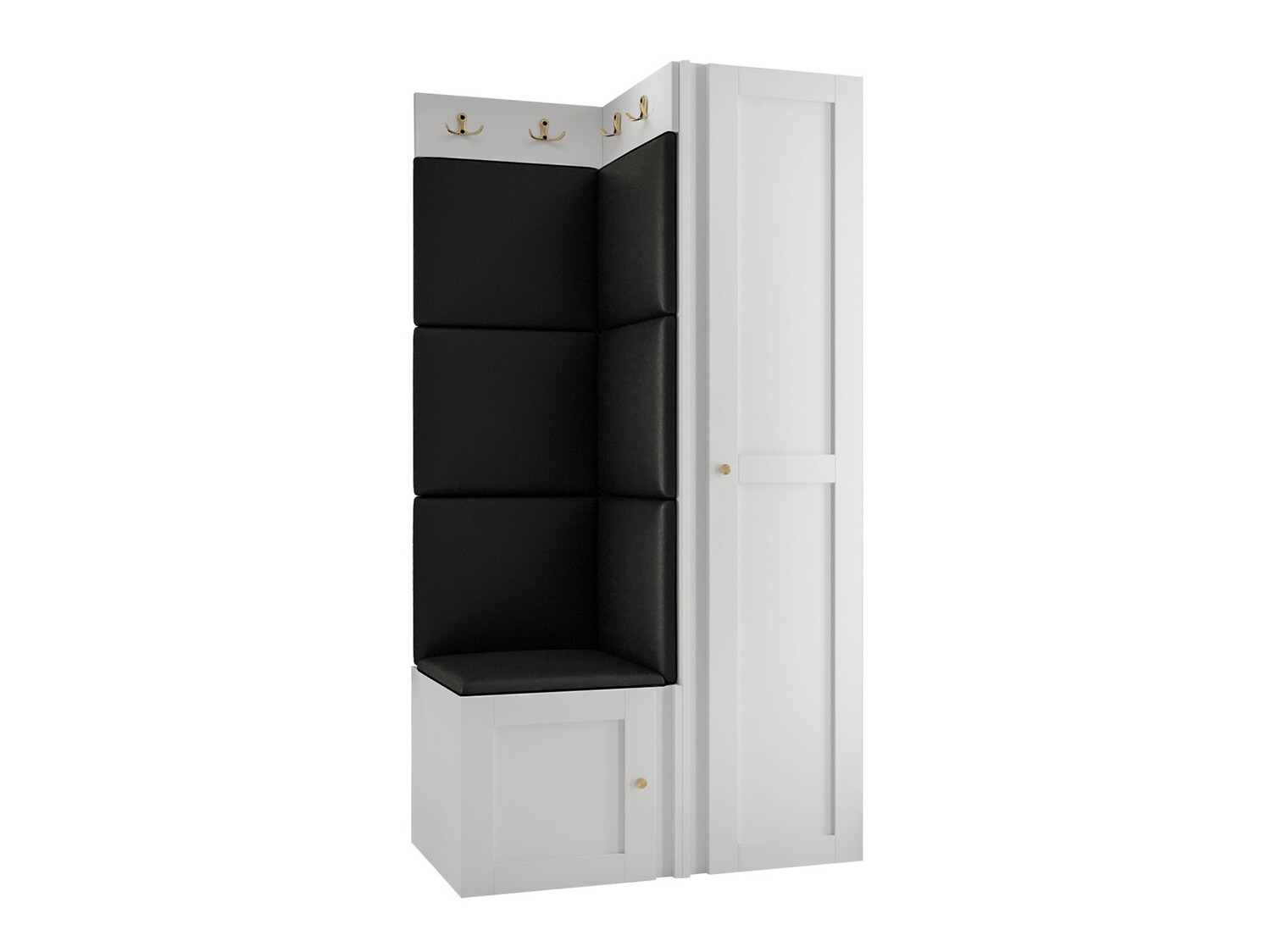 Hallway set Hartford 381 (Eco-leather Soft 011)