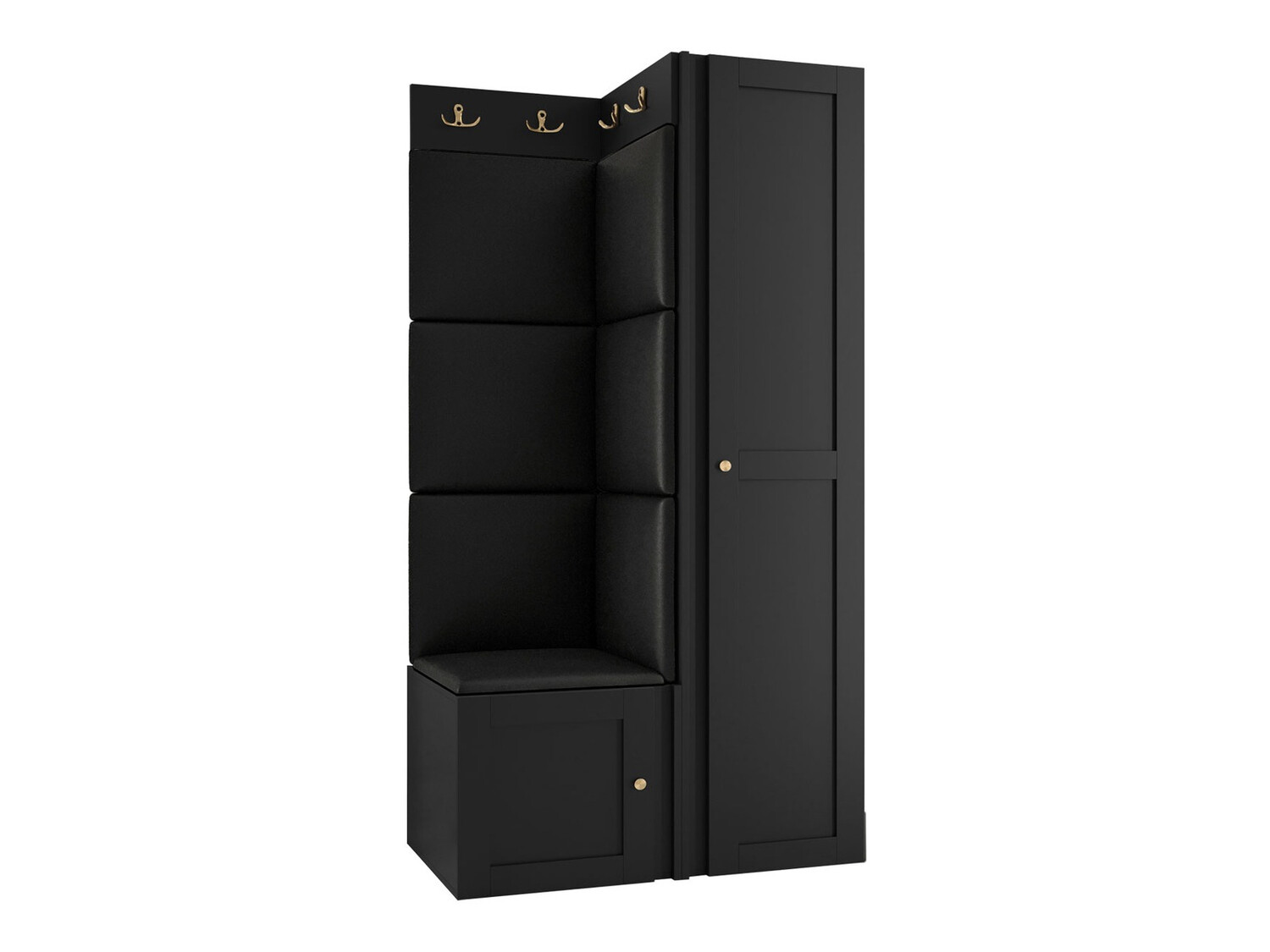 Hallway set Hartford 381 (Eco-leather Soft 011)