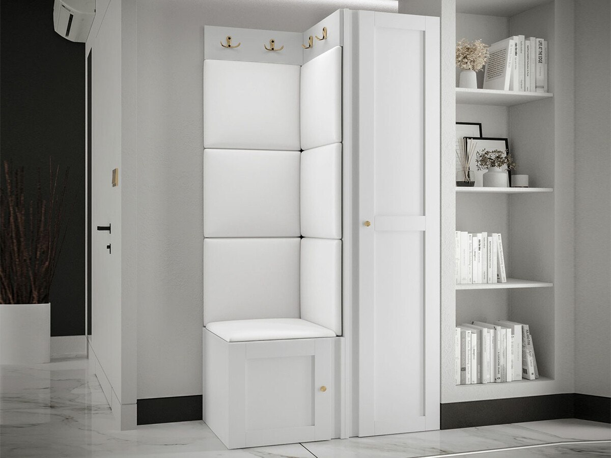 Hallway set Hartford 381 (Eco-leather Soft 017)