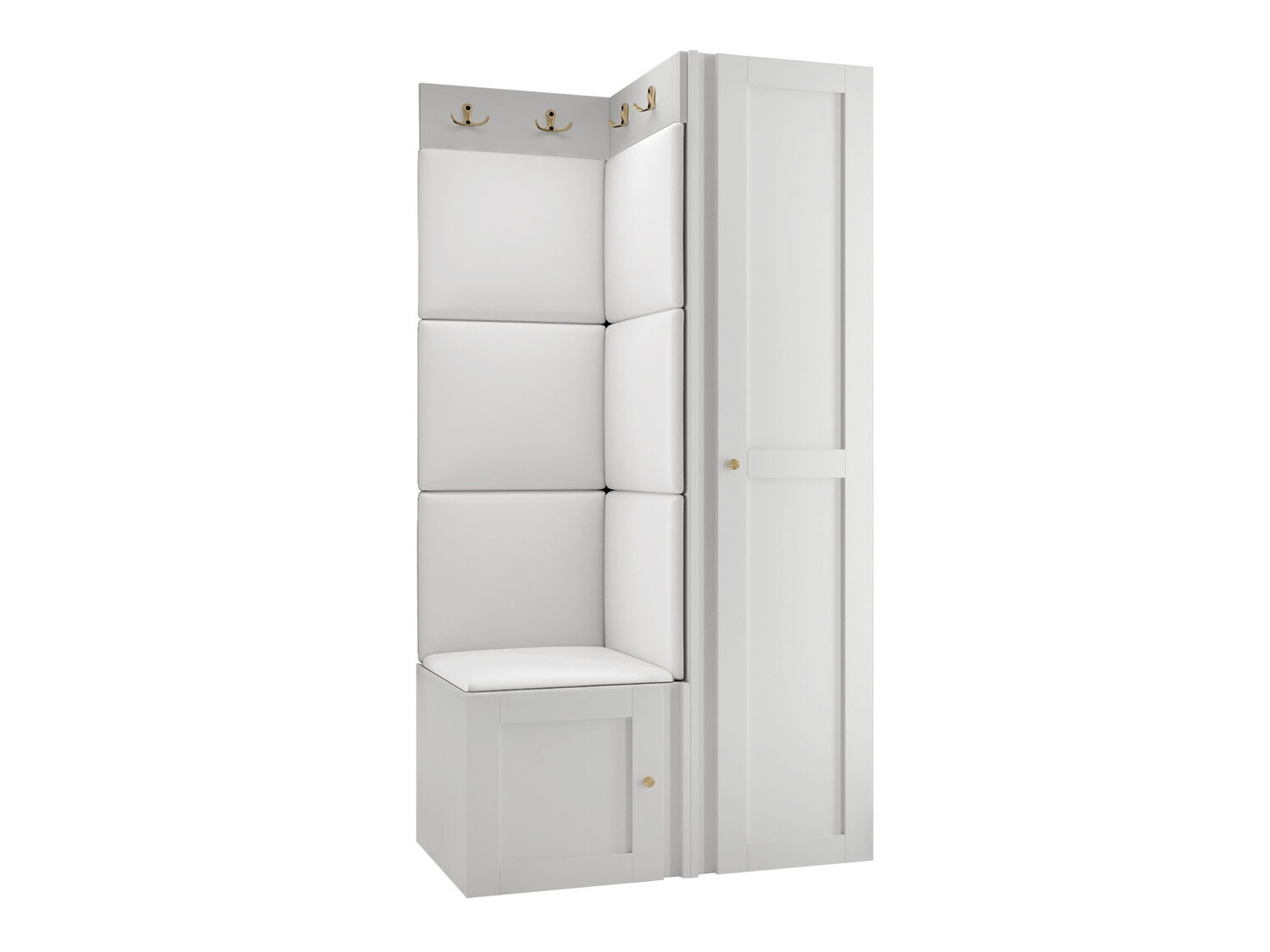 Hallway set Hartford 381 (Eco-leather Soft 017)