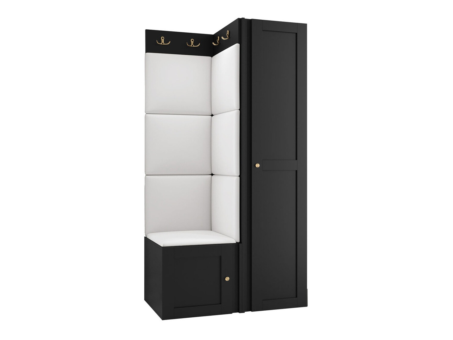 Hallway set Hartford 381 (Eco-leather Soft 017)
