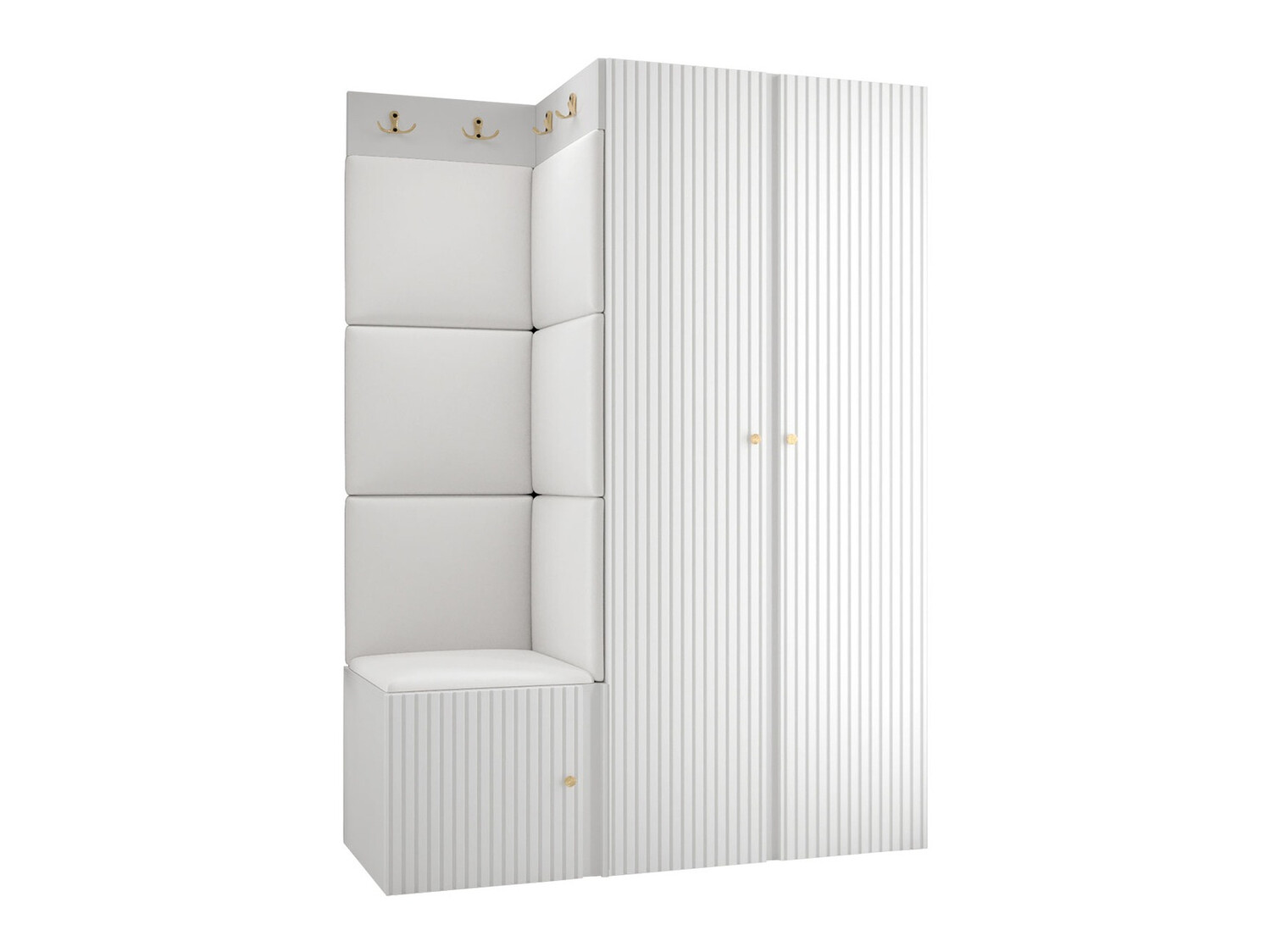 Hallway set Hartford 387 (Eco-leather Soft 017)