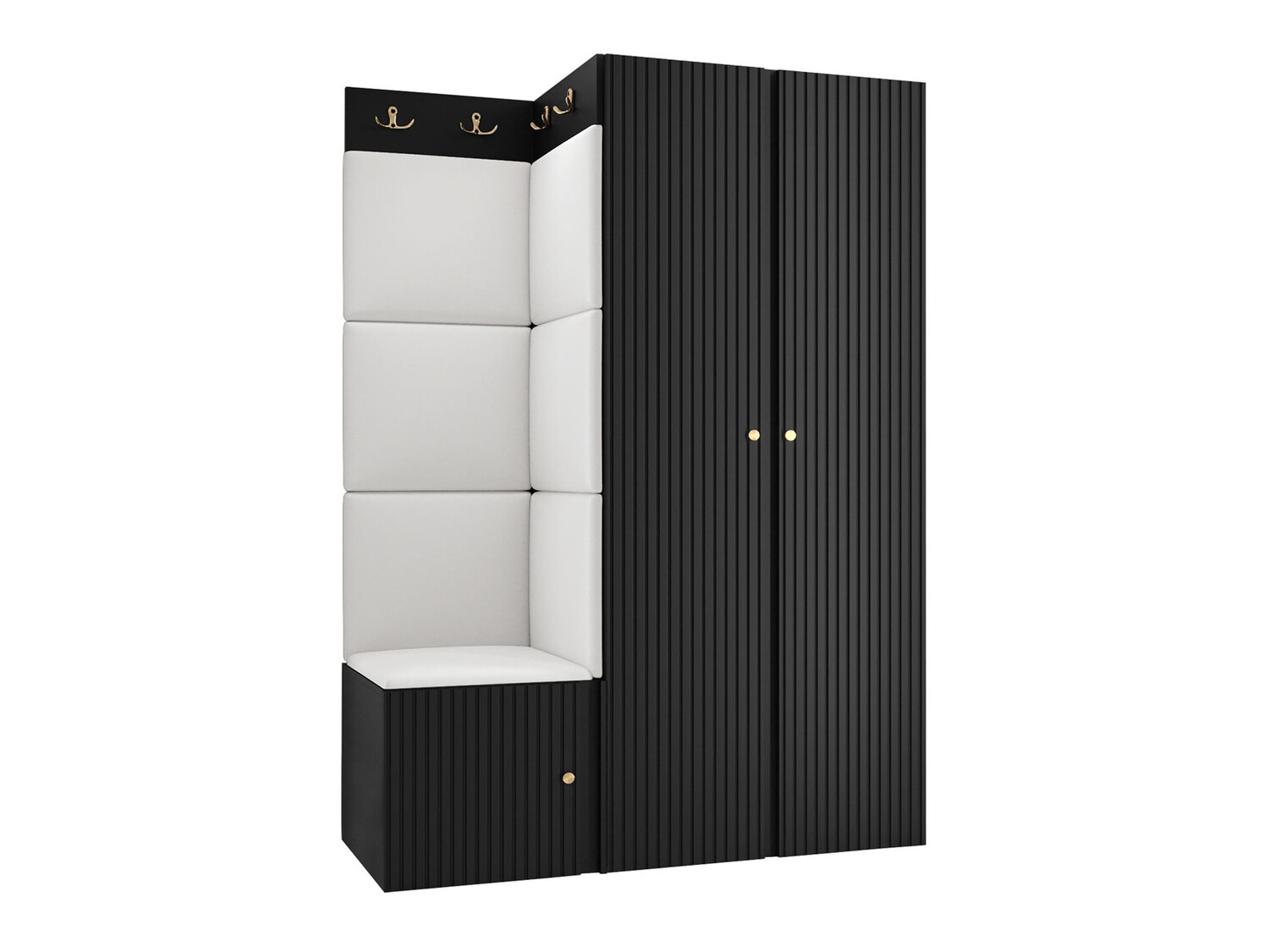 Hallway set Hartford 387 (Eco-leather Soft 017)