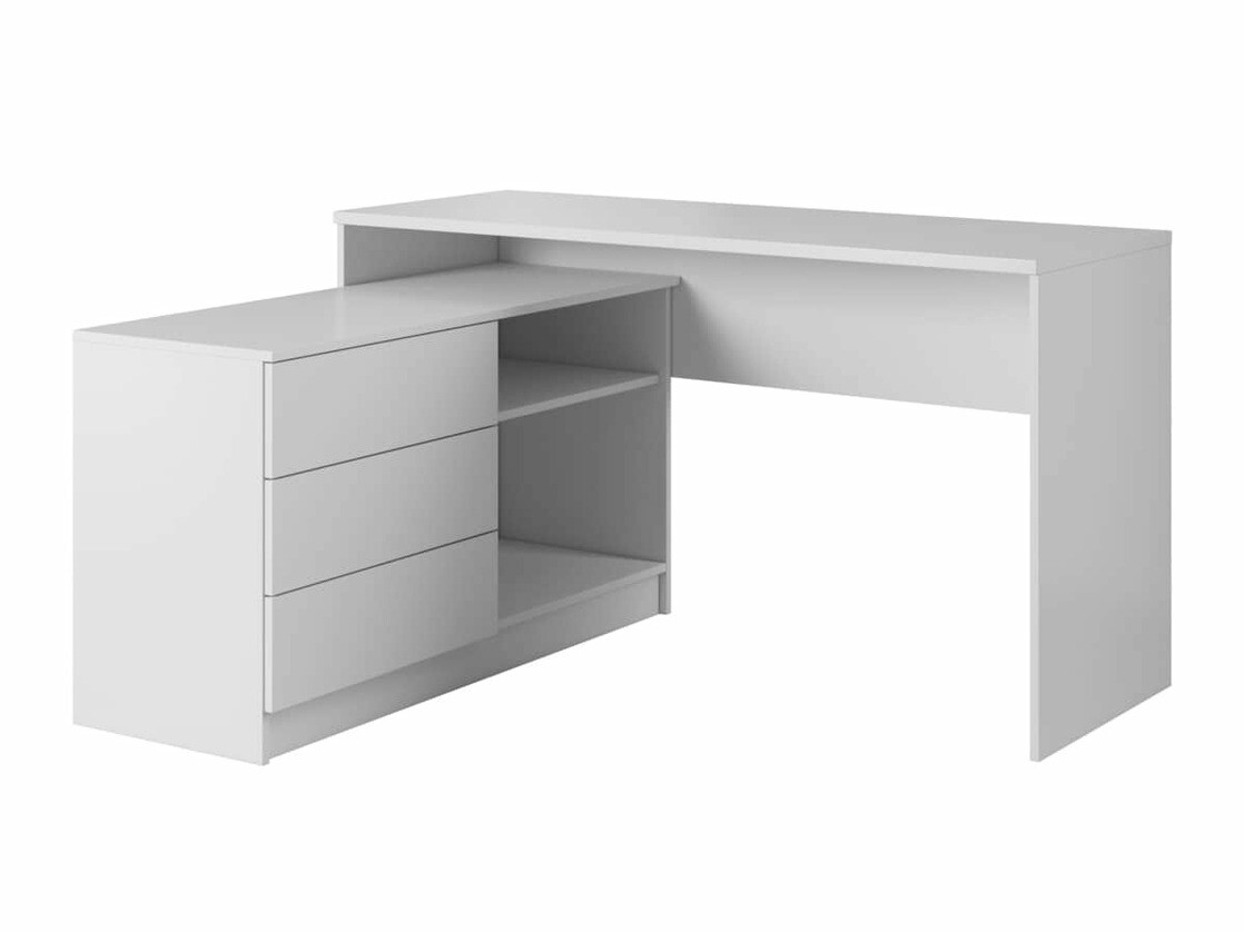 Corner desk Kingston 130 (White)