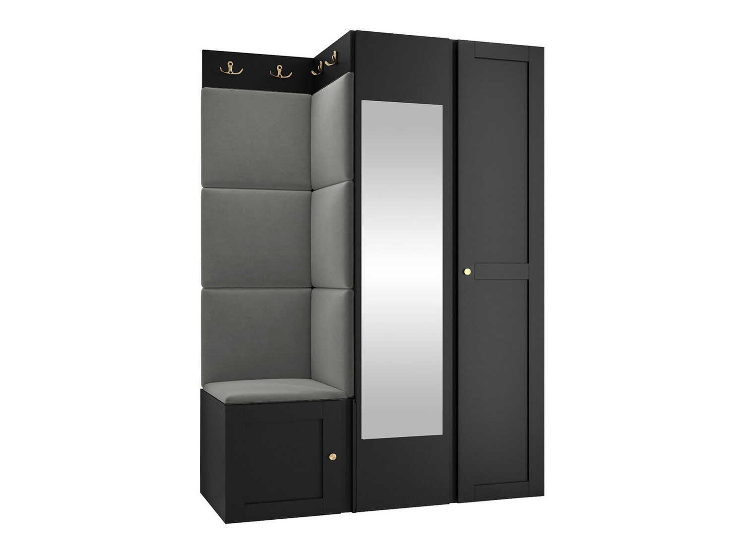Hallway set Hartford 380 (Black)