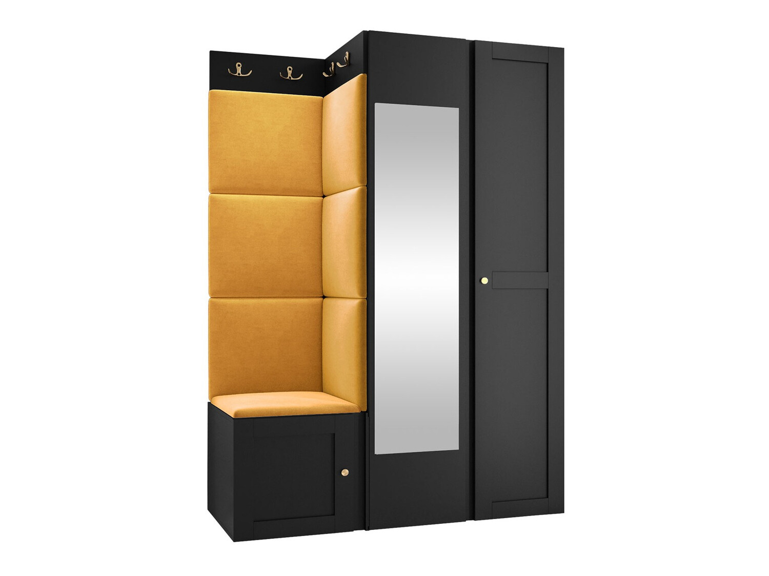 Hallway set Hartford 380 (Black)