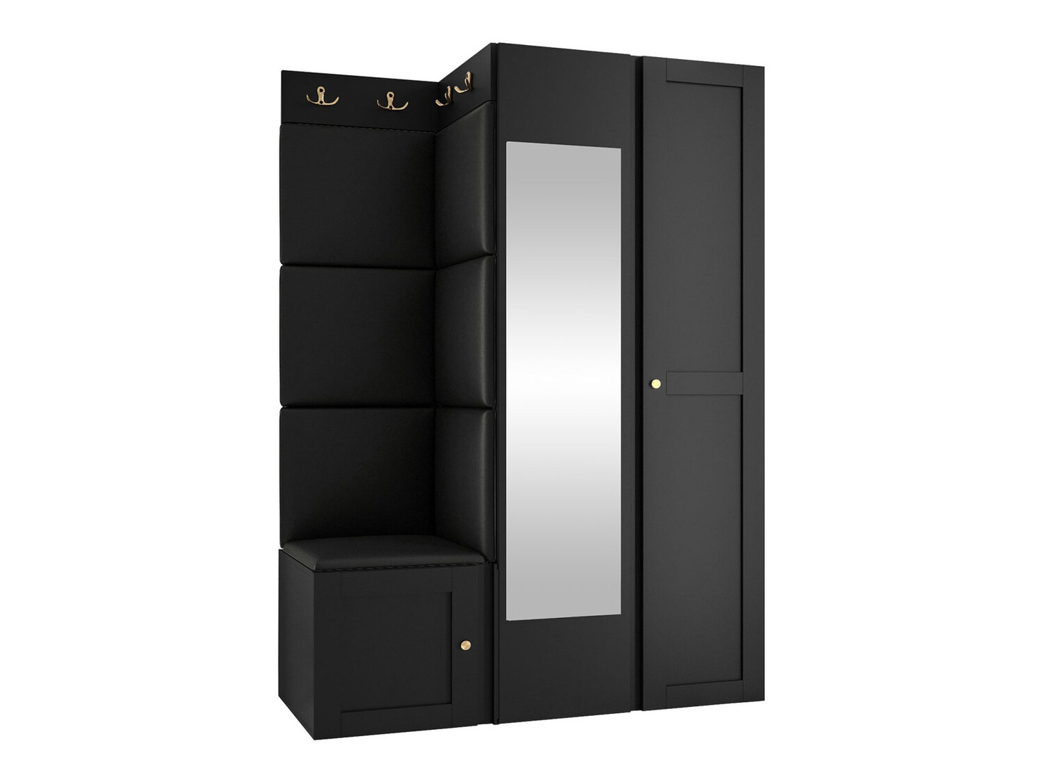 Hallway set Hartford 380 (Eco-leather Soft 011)