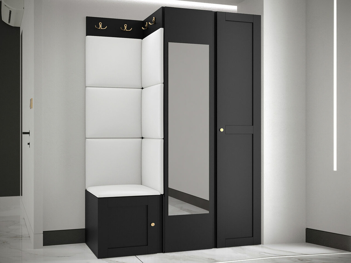Hallway set Hartford 380 (Eco-leather Soft 017)
