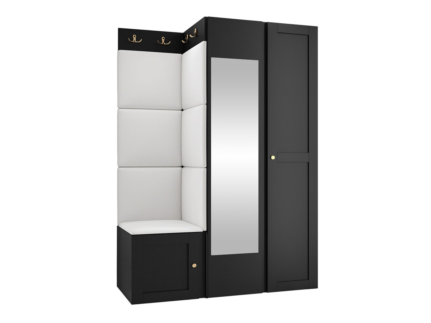 Hallway set Hartford 380 (Eco-leather Soft 017)