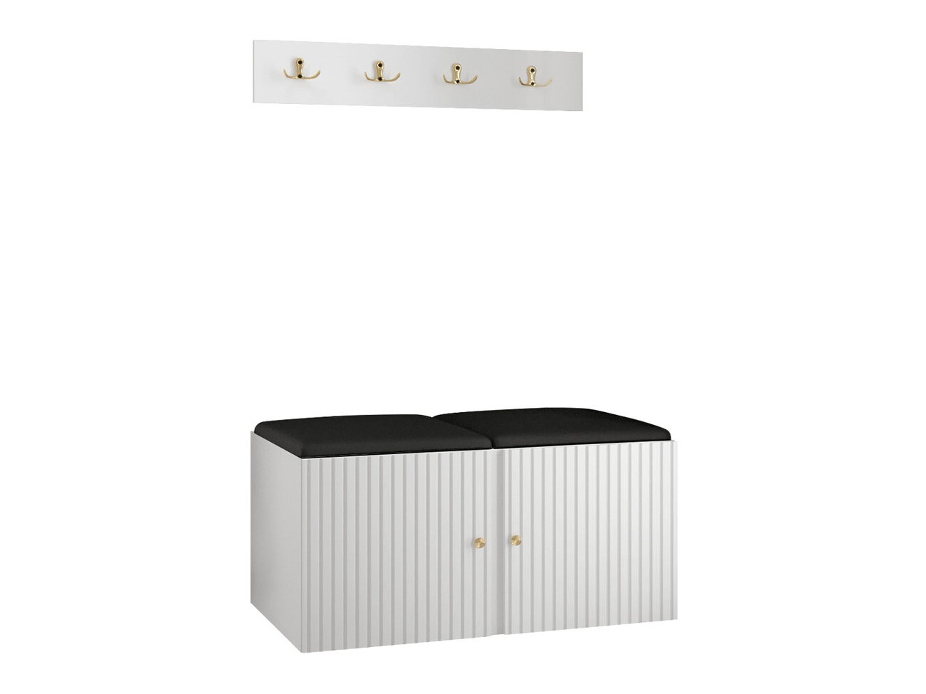 Hallway set Hartford 384 (Eco-leather Soft 011)