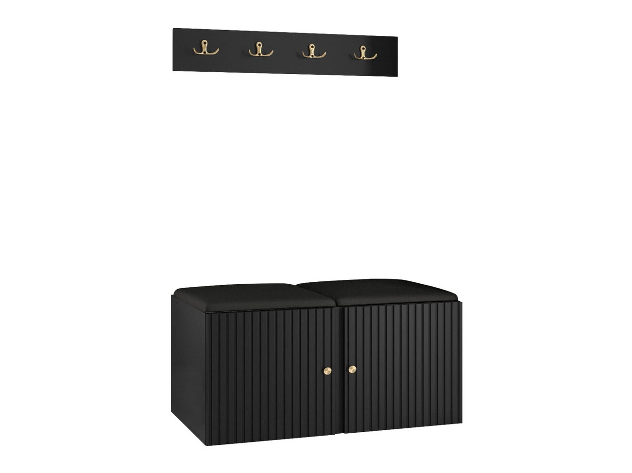Hallway set Hartford 384 (Eco-leather Soft 011)