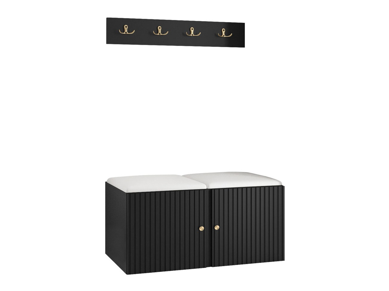 Hallway set Hartford 384 (Eco-leather Soft 017)