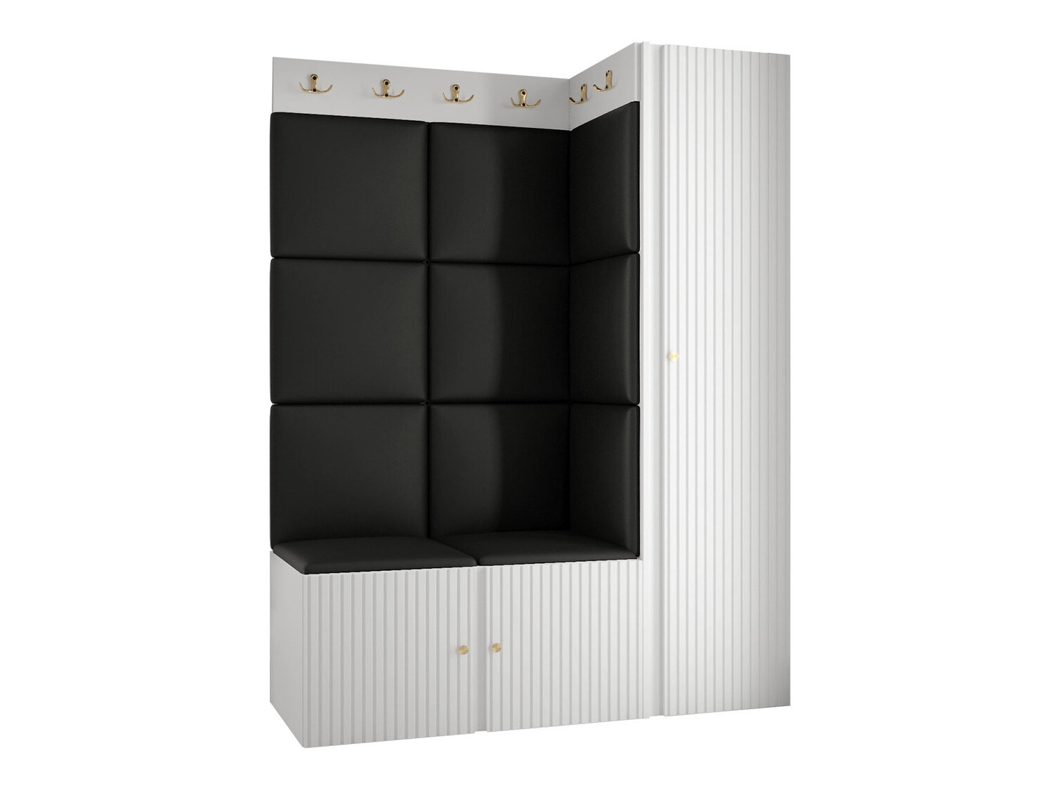 Hallway set Hartford 385 (Eco-leather Soft 011)
