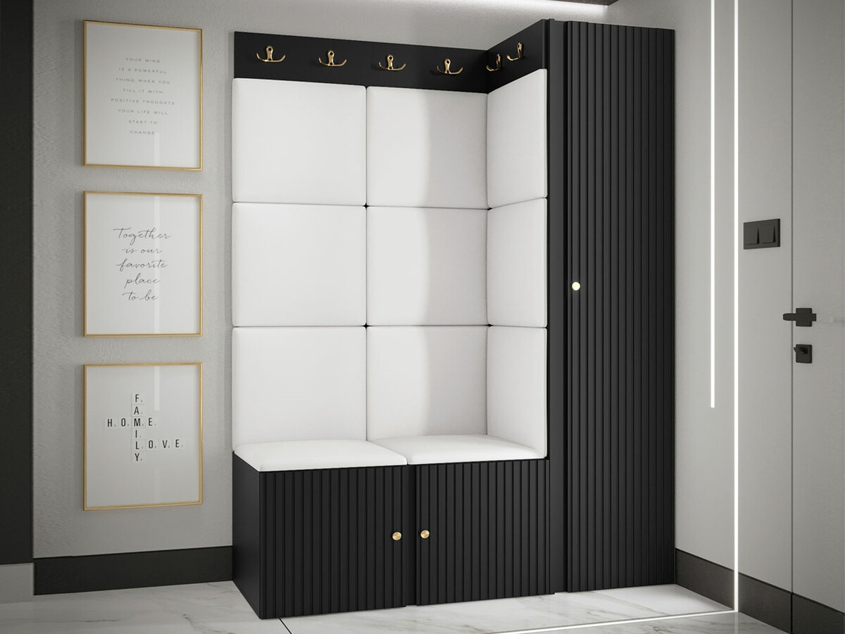 Hallway set Hartford 385 (Eco-leather Soft 017)