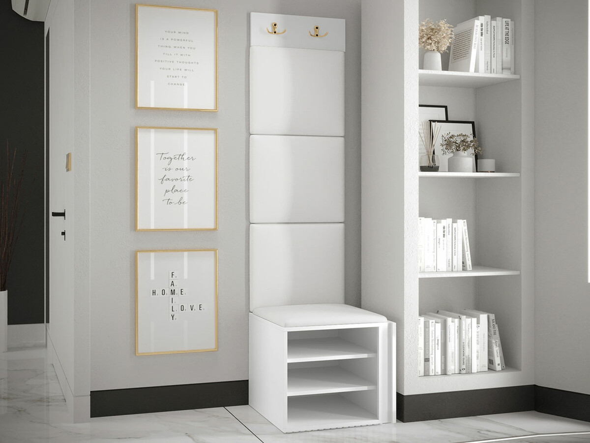 Hallway set Hartford 386 (Faux leather Soft 017)