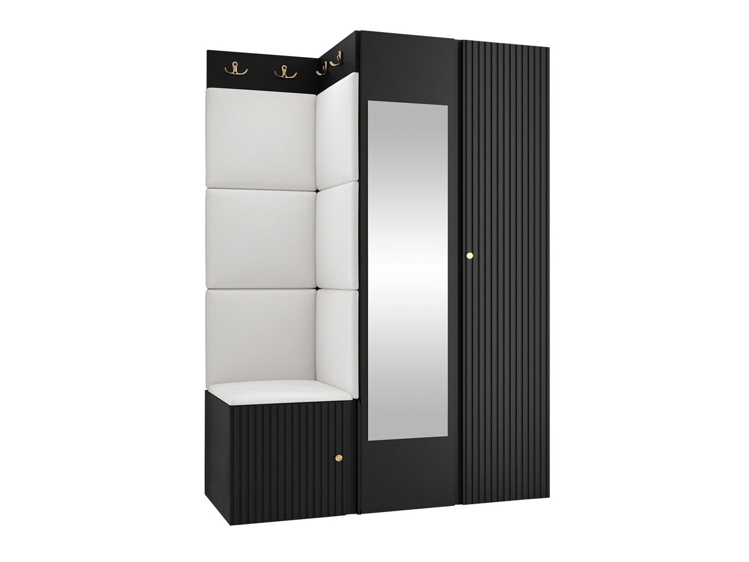 Hallway set Hartford 388 (Eco-leather Soft 017)