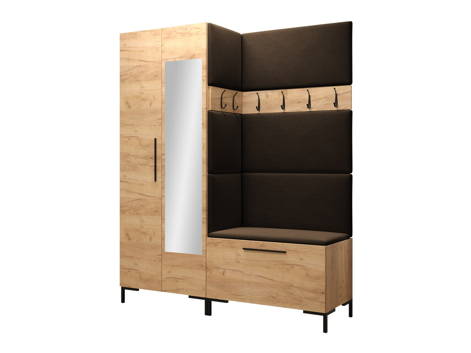 Hallway set Nomal IX (Craft oak)