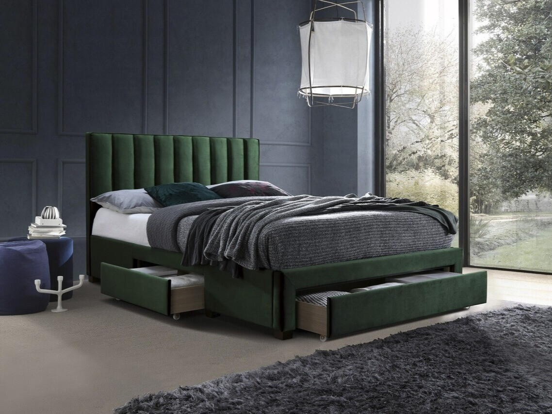 Bed Houston Fides (Dark green)