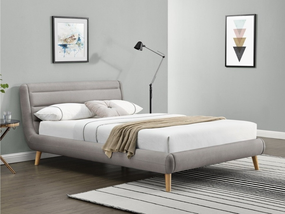Bed Houston 587 (Light grey)