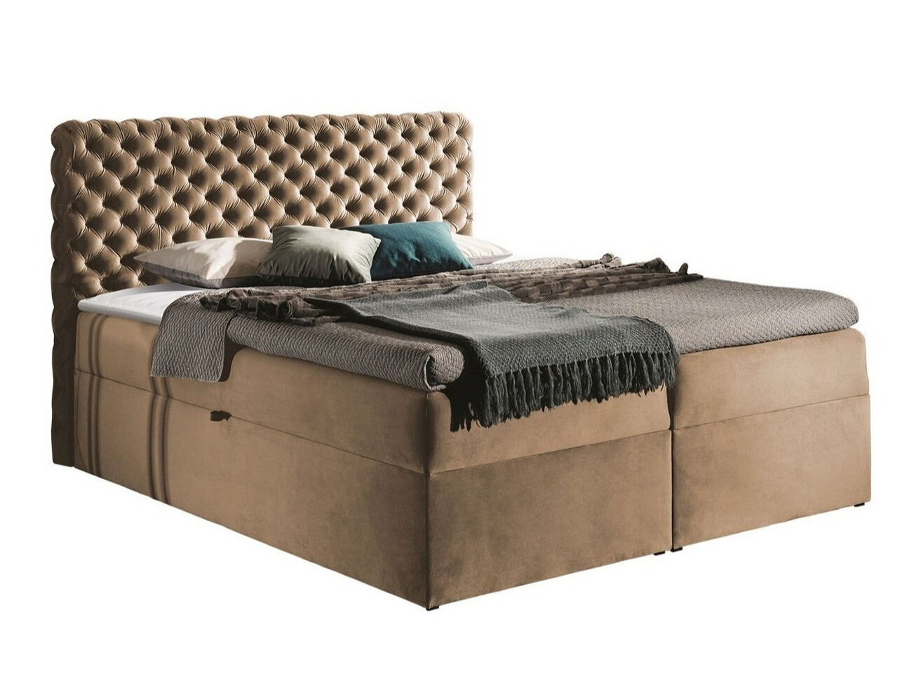 Continental bed Baltimore 148 (Magic Velvet 2206)