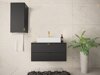 Wall-mounted bathroom cabinet for washbasin Fenenou 101 (Black)